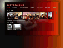 Tablet Screenshot of citydesigns.nl